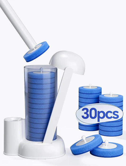 Disposable Toilet Brush System
