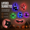 Halloween LED Window Silhouette Set