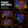 Halloween LED Window Silhouette Set