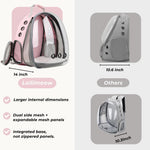 Lollimeow Expandable Cat Carrier Backpack
