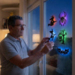 Halloween LED Window Silhouette Set