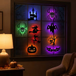Halloween LED Window Silhouette Set